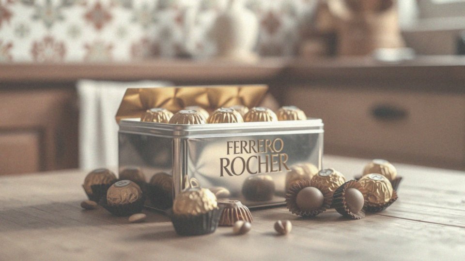 jakie są kalorie w ferrero rocher na 100 g?