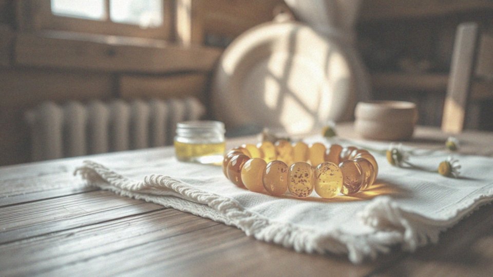 Jak bransoletka z bursztynem wspomaga gojenie się ran?