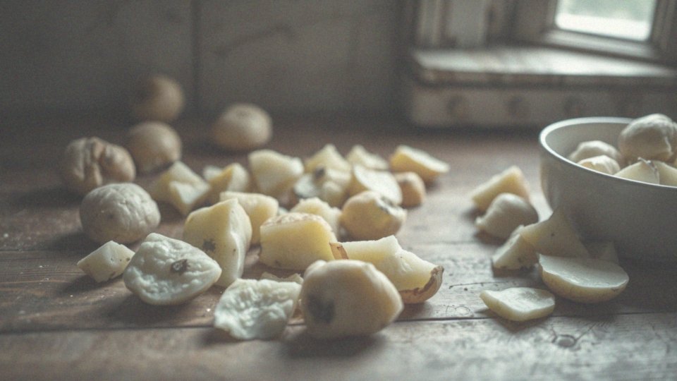 Jakie są oznaki psucia się obranych ziemniaków?