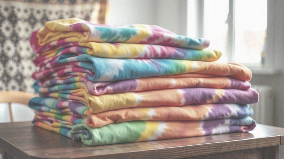 Jakie kolory są najczęściej stosowane w koszulach tie dye?