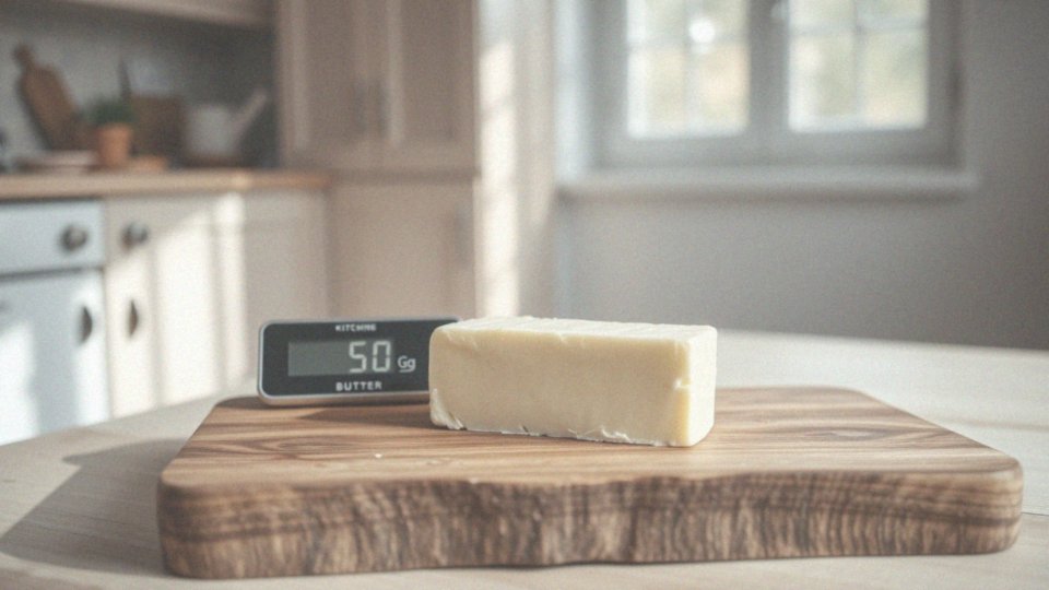 Jakie są kalorie w 50 g masła?