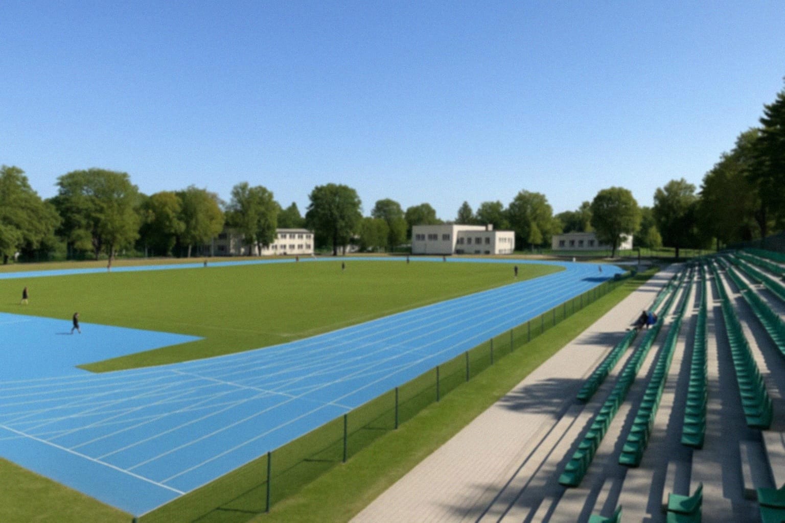 Zakończenie ferii na lodowisku w Bolesławcu