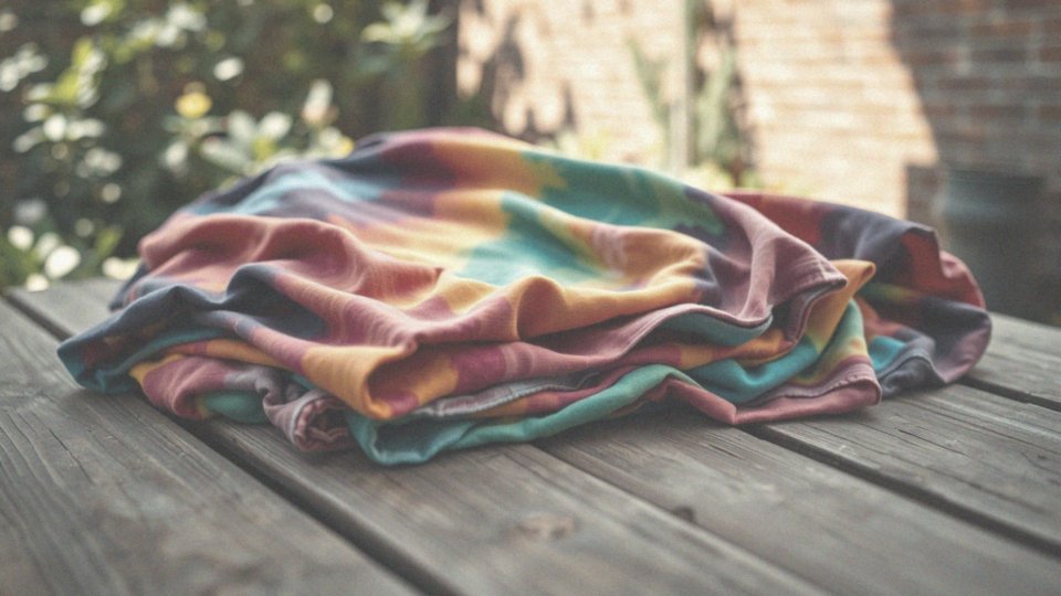 Tie dye clothes – jak stworzyć unikalne ubrania w kolorowym stylu