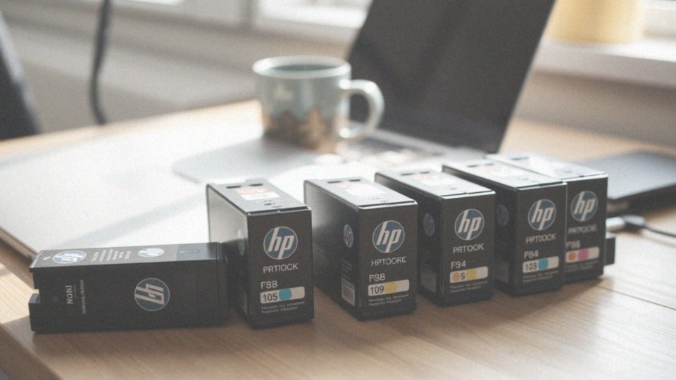 Tusz do drukarki HP – rodzaje, wydajność i porady zakupowe